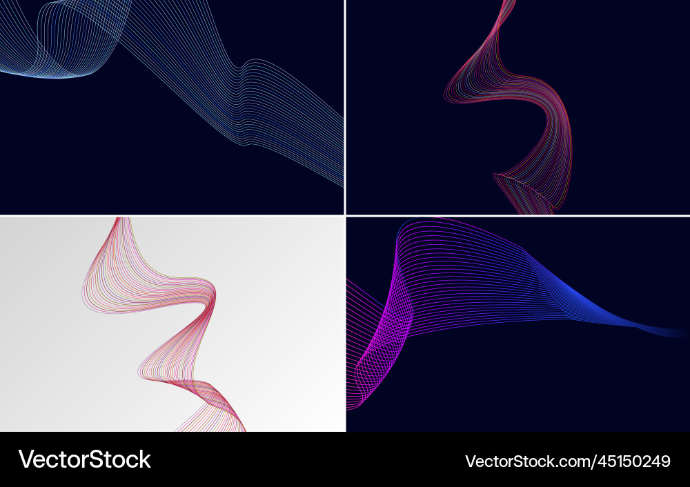 Collection of geometric minimal lines pattern set Collection of geometric minimal lines pattern set Vector Image