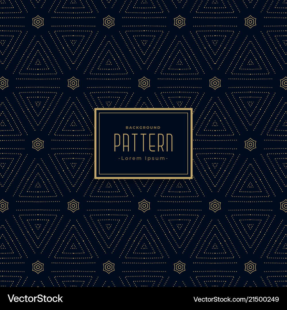 Dark Geometric Pattern Background Vector Image