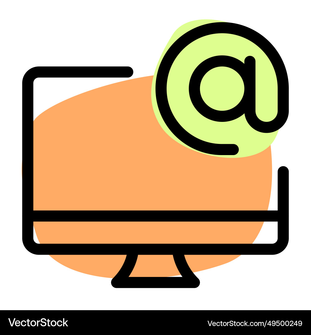 Desktop address location used for web shortcuts Vector Image