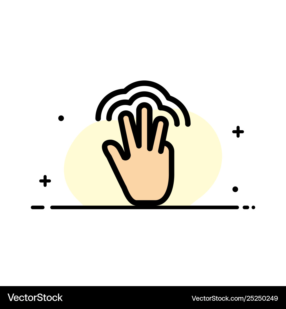 Fingers gestures hand interface multiple touch Fingers gestures hand interface multiple touch Vector Image