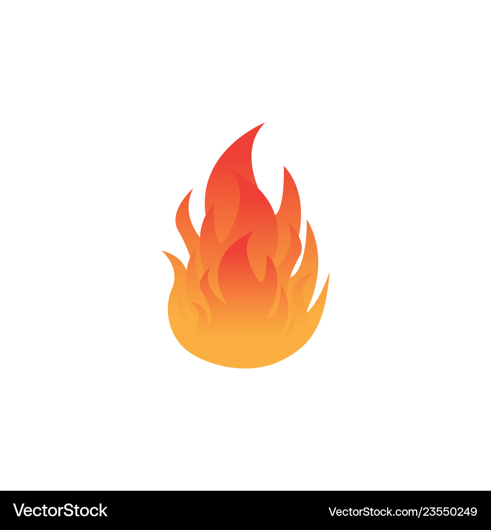 Fire Element Logo Logo Element Fire Design Royalty Free Vector Image