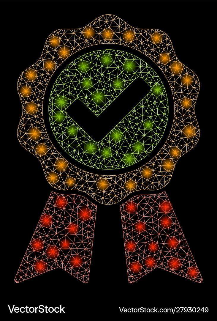 Flare mesh network the best with spots Vector Image