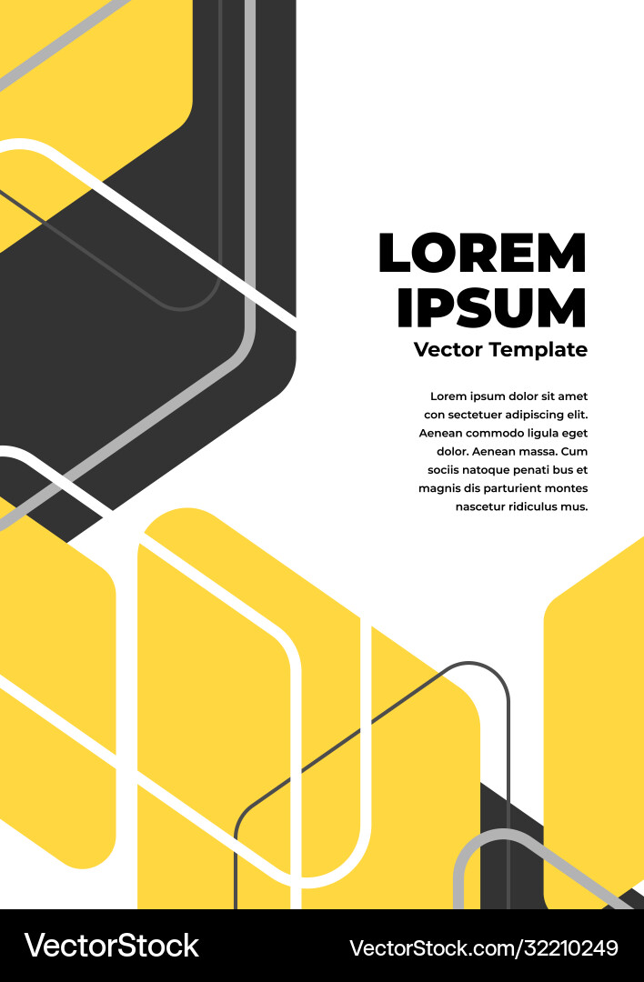 Geometric abstract background dynamic shapes Vector Image