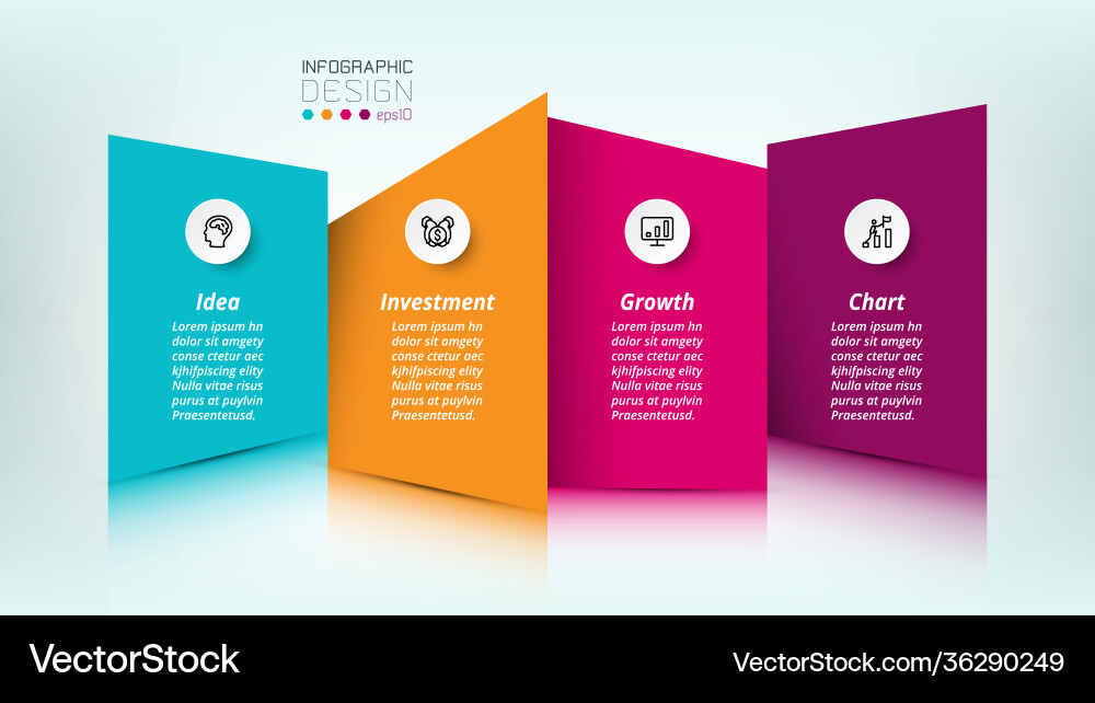 Text box design in square format for presenting Text box design in square format for presenting vector image