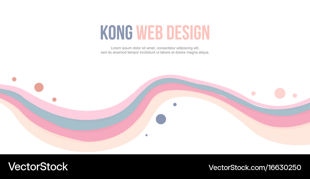 Abstract background header website collection vector image
