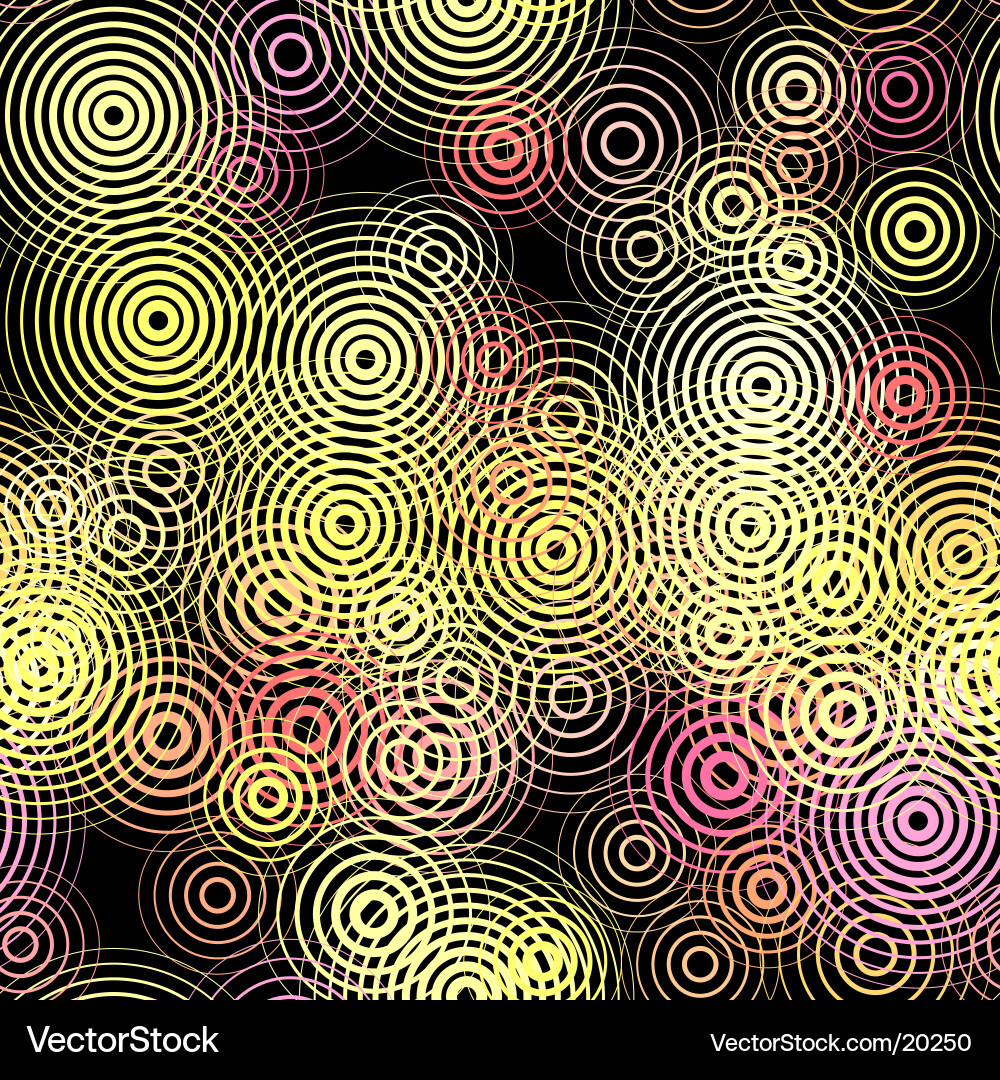 Abstract Circle Pattern Tile vector image