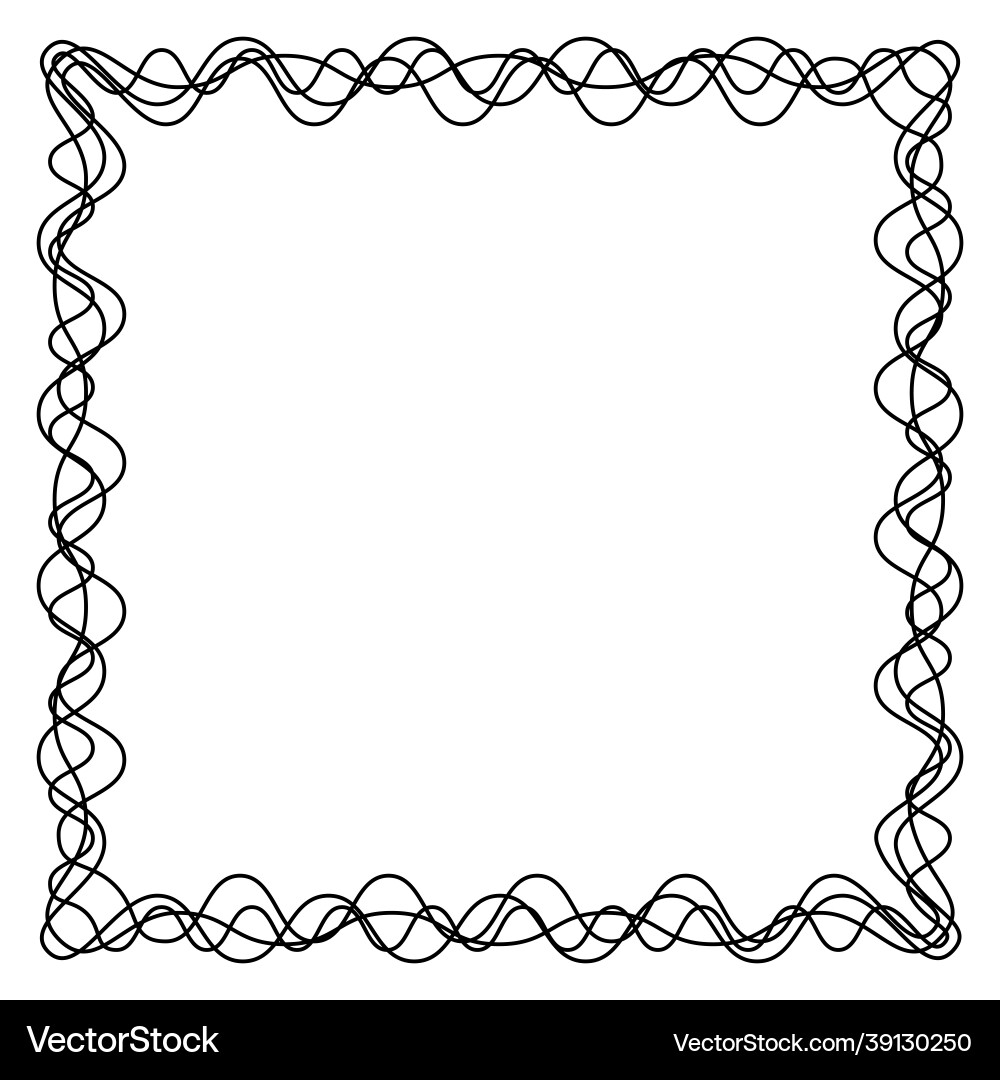 Abstract frame on white background Abstract frame on white background vector image