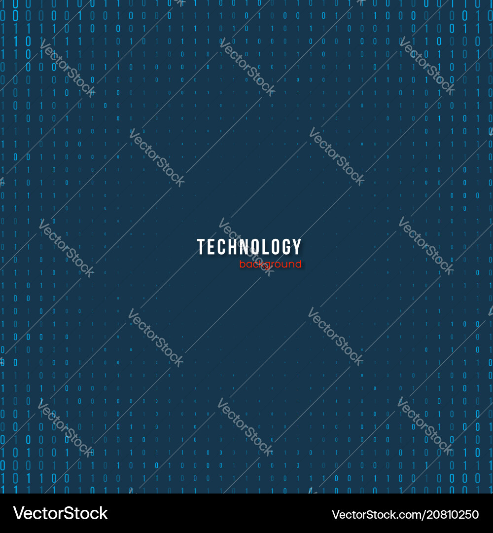 Abstract matrix digital background Vector Image
