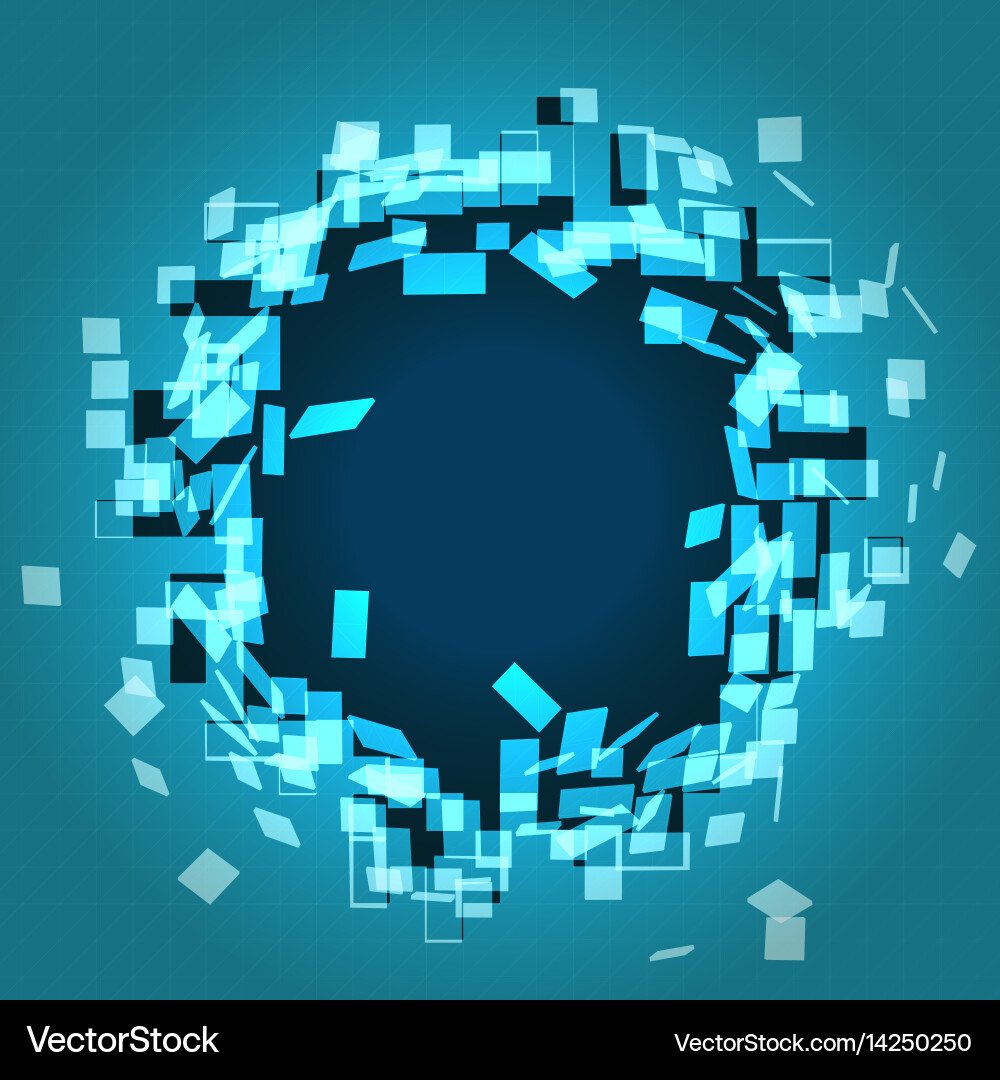 Abstract mesh background chaotically vector image