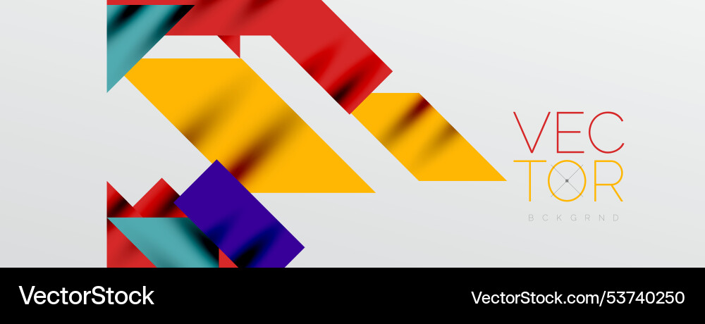 Dynamic lines and triangles Vector Image