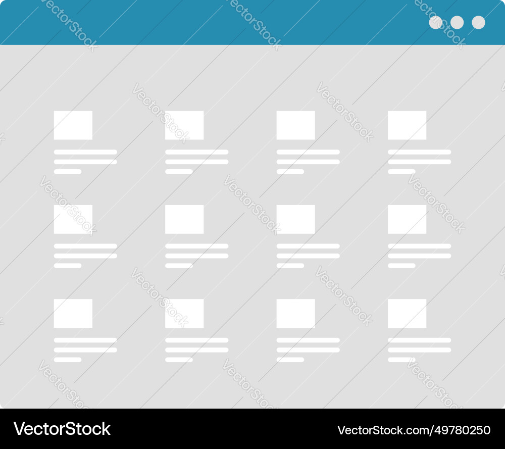 Features flat website prototype icon pictogram Vector Image