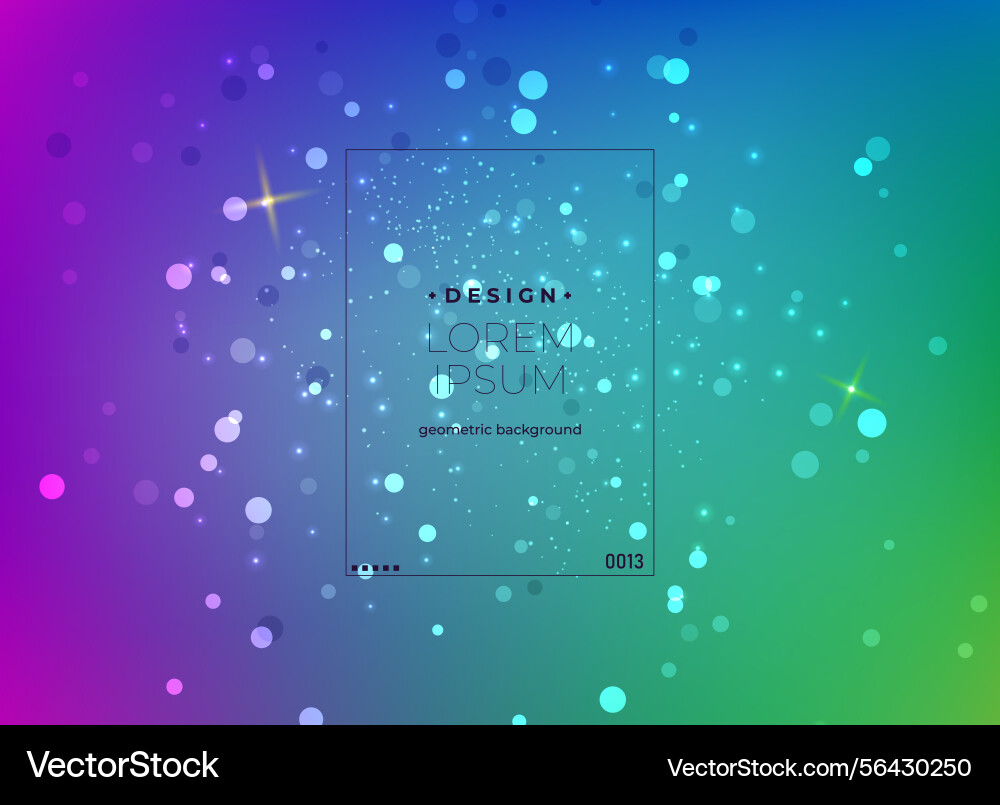 Flat minimal geometric background dynamic shapes Vector Image