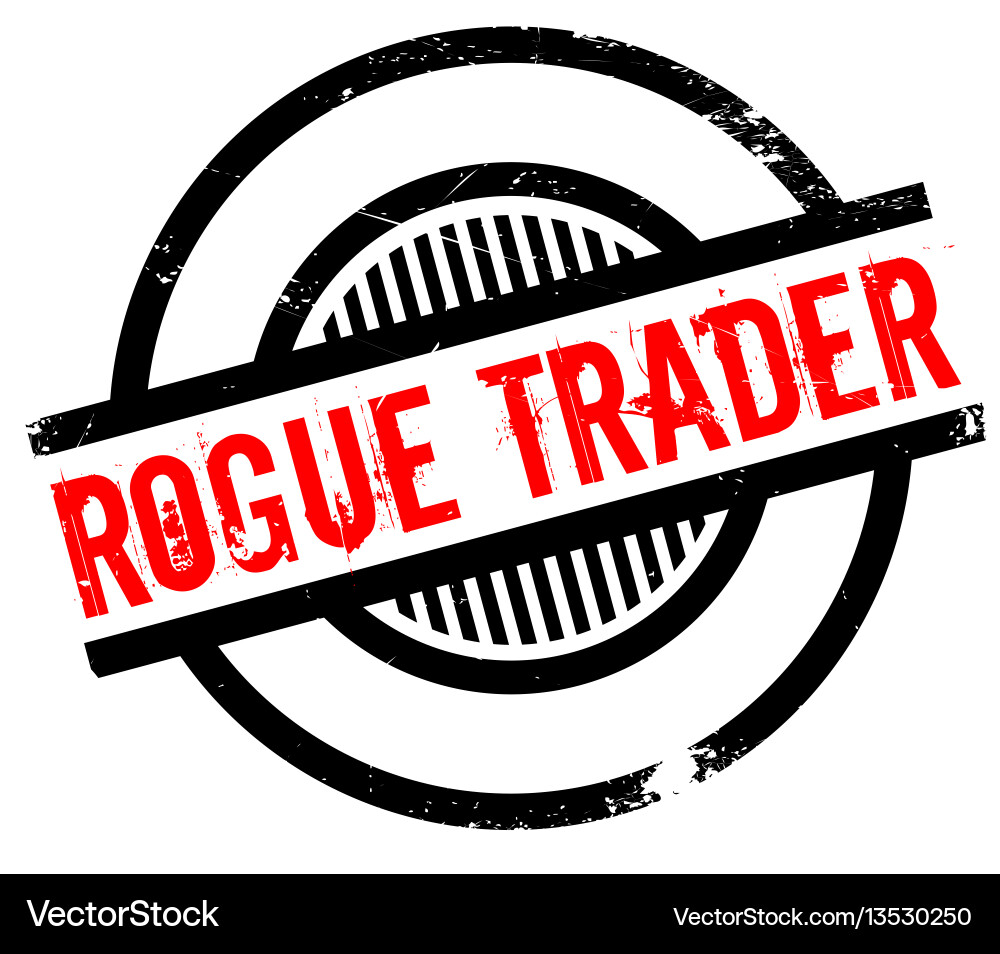 Rogue trader rubber stamp Rogue trader rubber stamp vector image