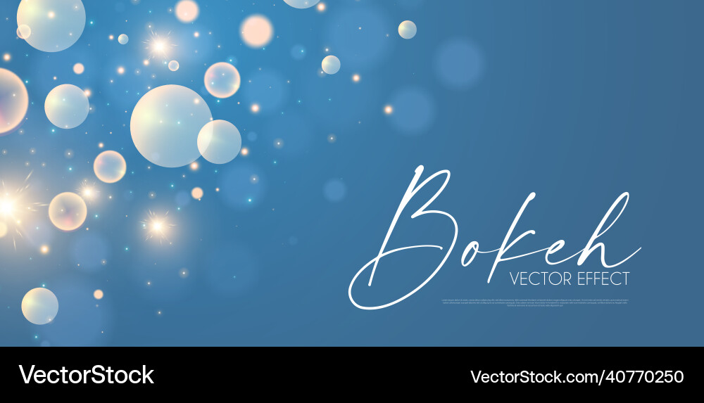 Soft bokeh elegant light effect fluid Soft bokeh elegant light effect fluid Vector Image