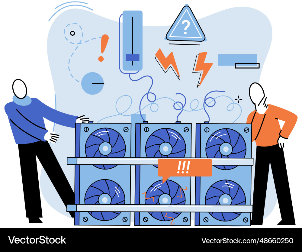 Team solving problems data scientists software Team solving problems data scientists software vector image