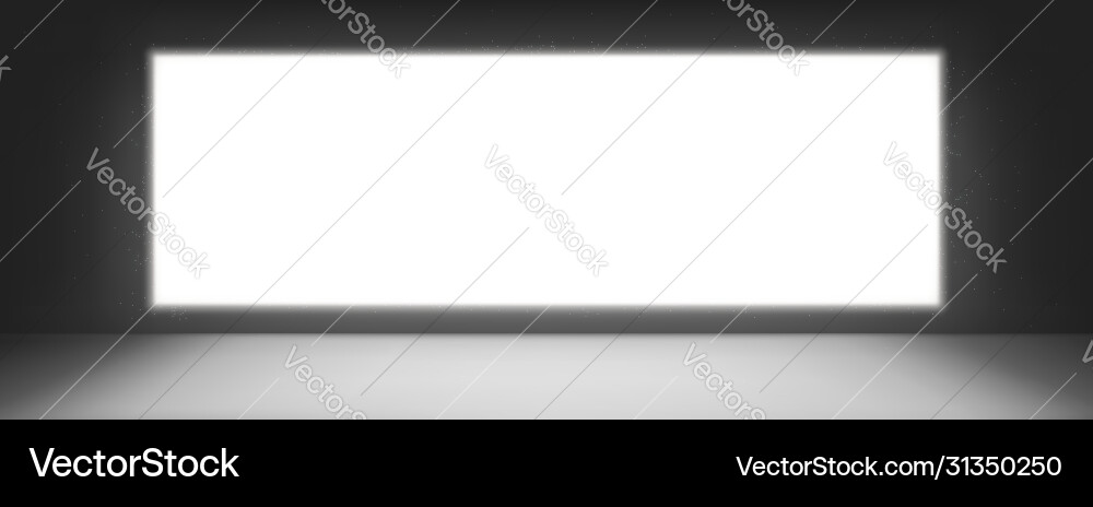Tv or cinema screen television monitor on wall Tv or cinema screen television monitor on wall vector image