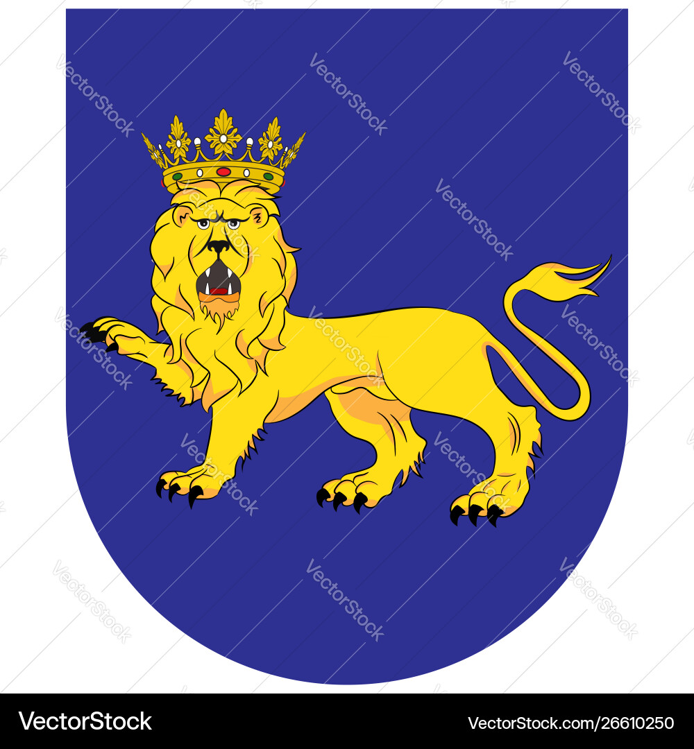 Wappen Uppsala ist Hauptstadt Wappen Uppsala ist Hauptstadt vektorbild