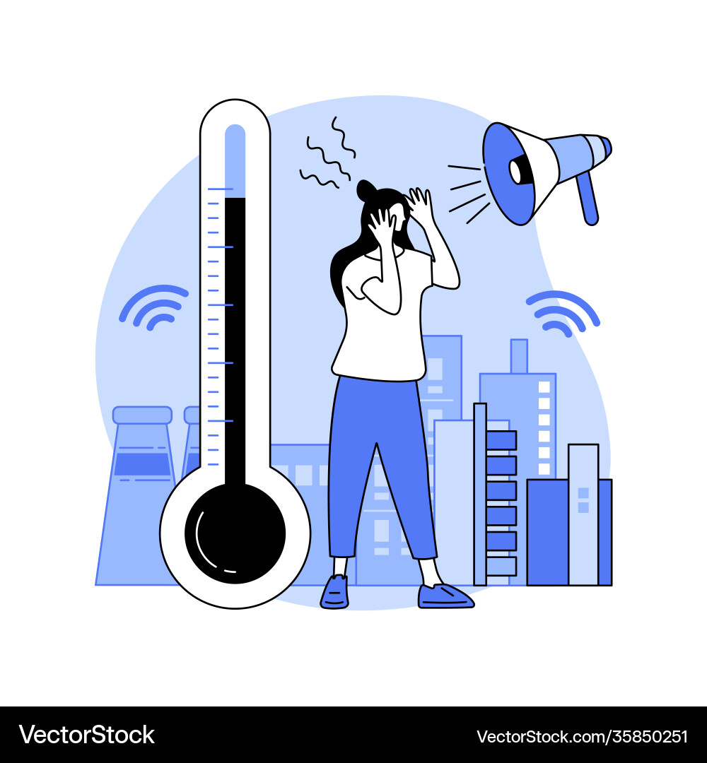 High stress levels abstract concept High stress levels abstract concept vector image