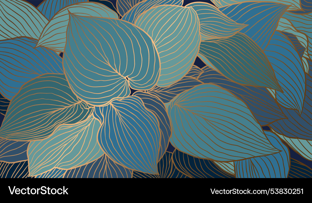Intricate pattern of overlapping leaves in shades Intricate pattern of overlapping leaves in shades vector image