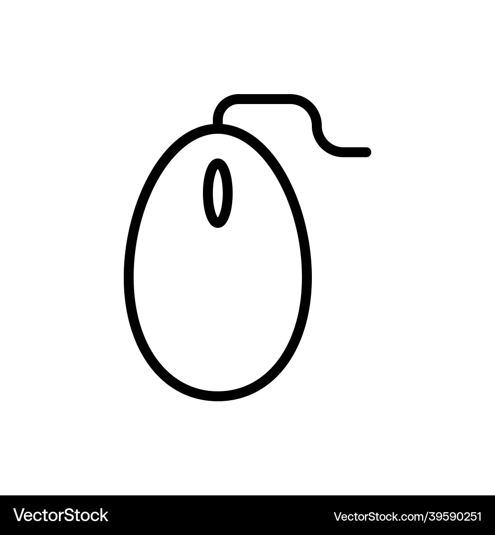Mouse icon pointer vector image