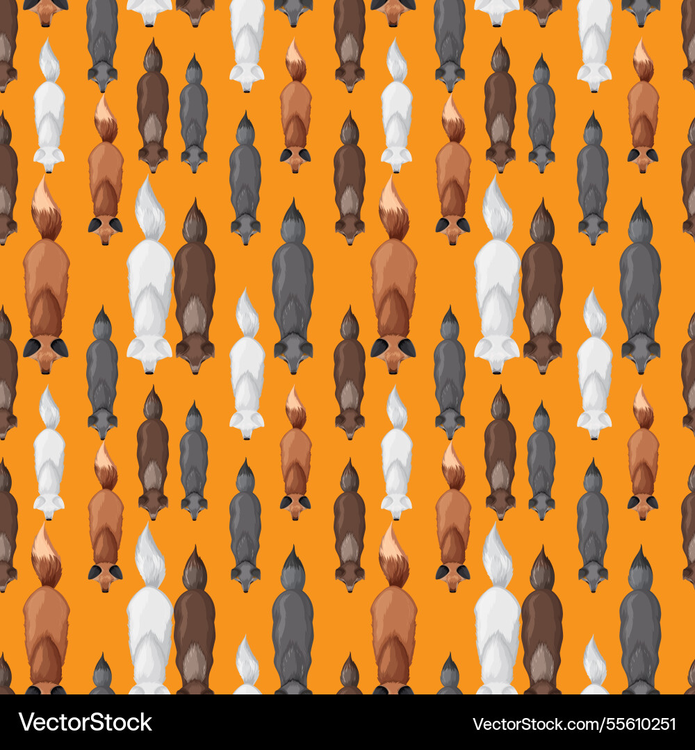 Various animals in a repeating pattern Various animals in a repeating pattern vector image