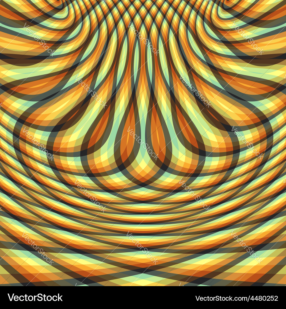 Abstract swirl background pattern with optical vector image