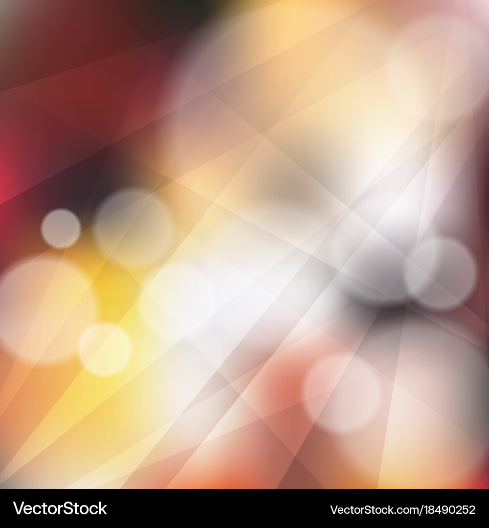 Blurred background with bokeh Vector Image