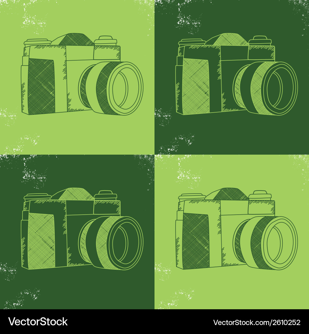 Camera design element Vector Image