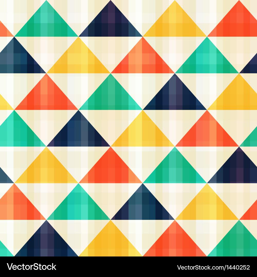 Geometric Triangle Pattern vector image