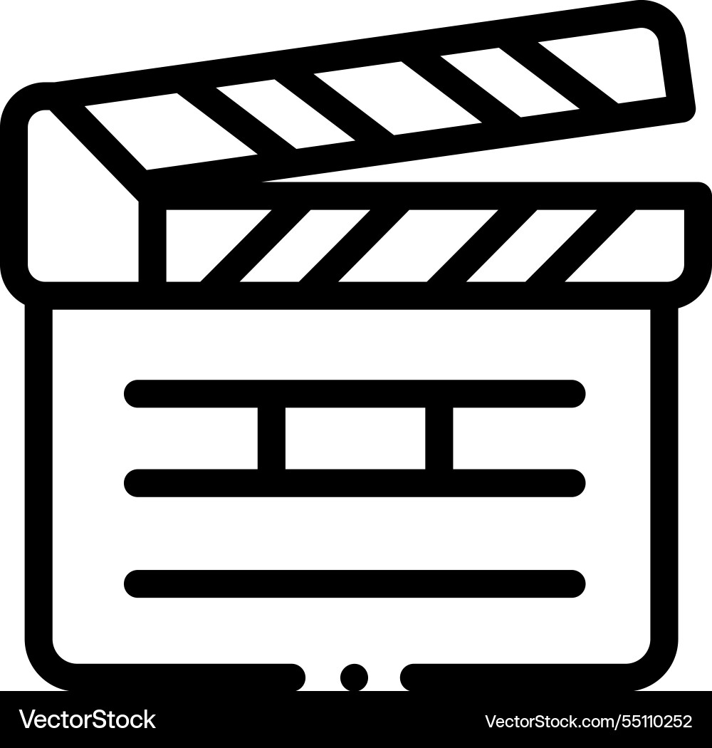 Moving icon thin linear style design isolated Moving icon thin linear style design isolated vector image
