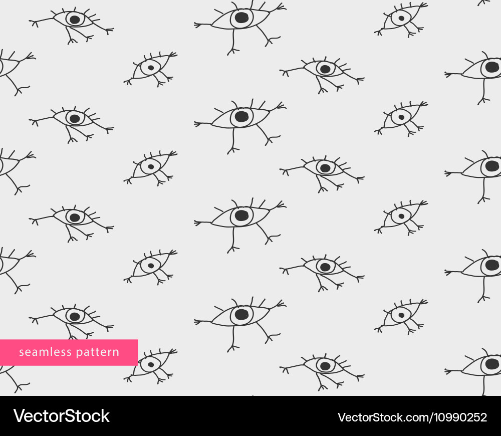 Seamless pattern sketch print on fabric Vector Image