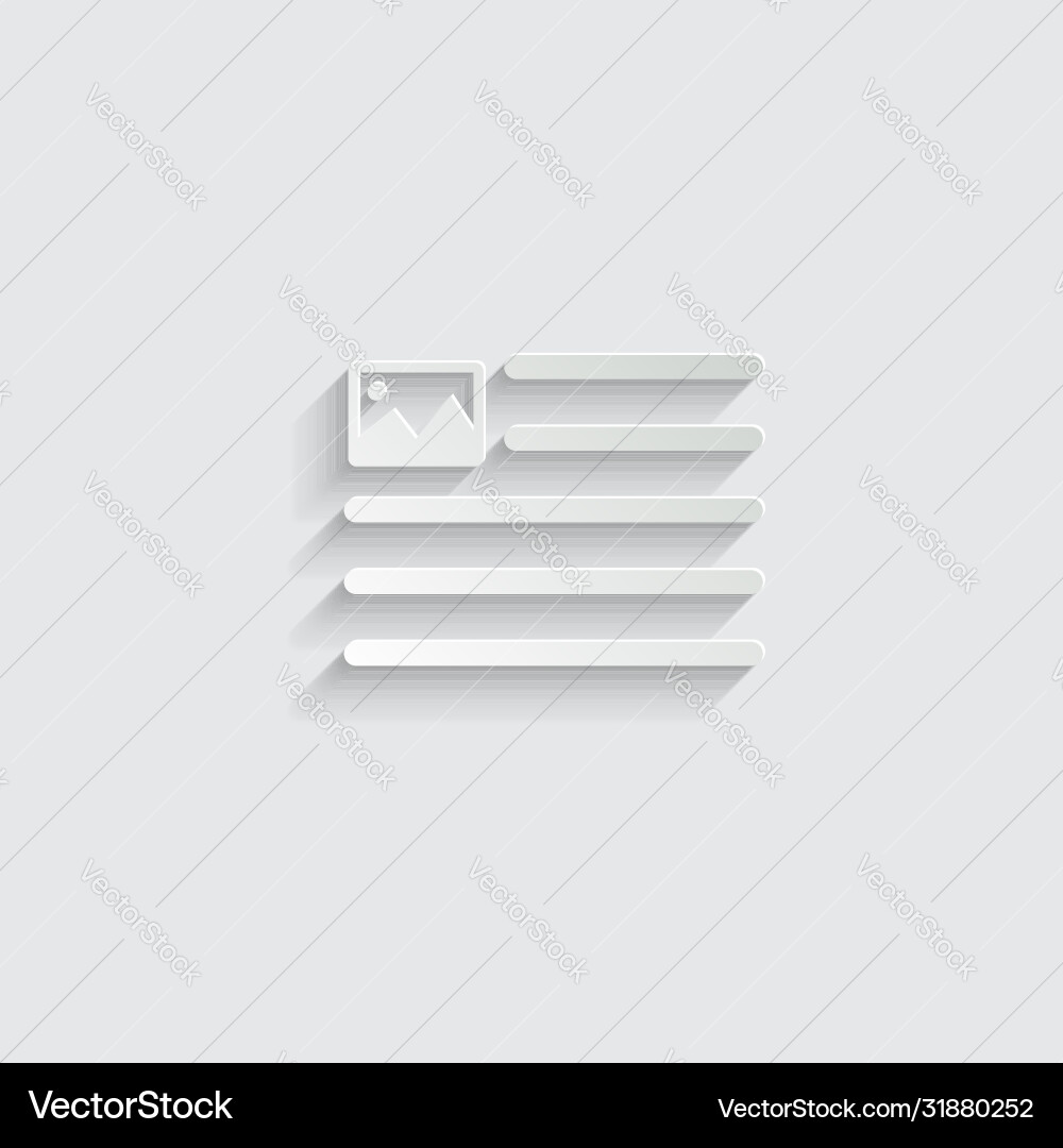 Text positions icon edit alignment-page vector image