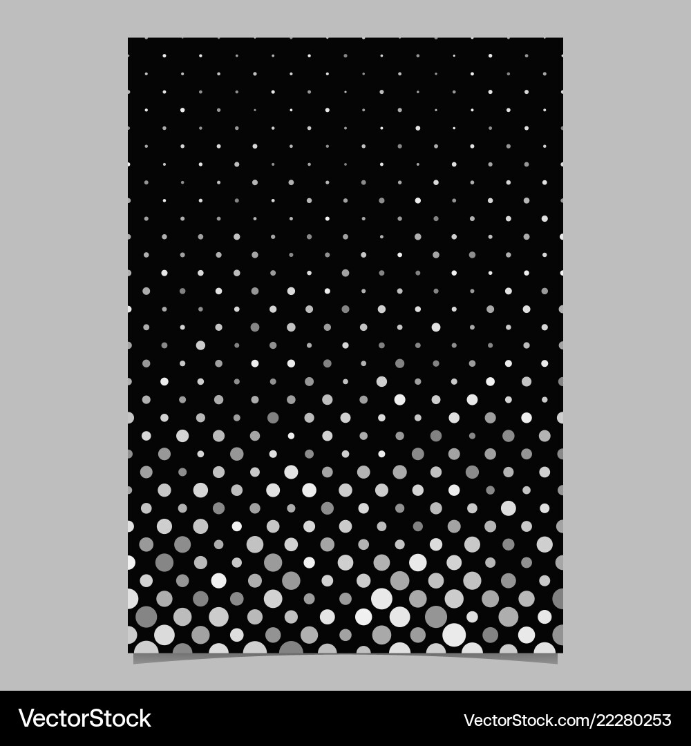 Abstract dot pattern brochure design - document vector image