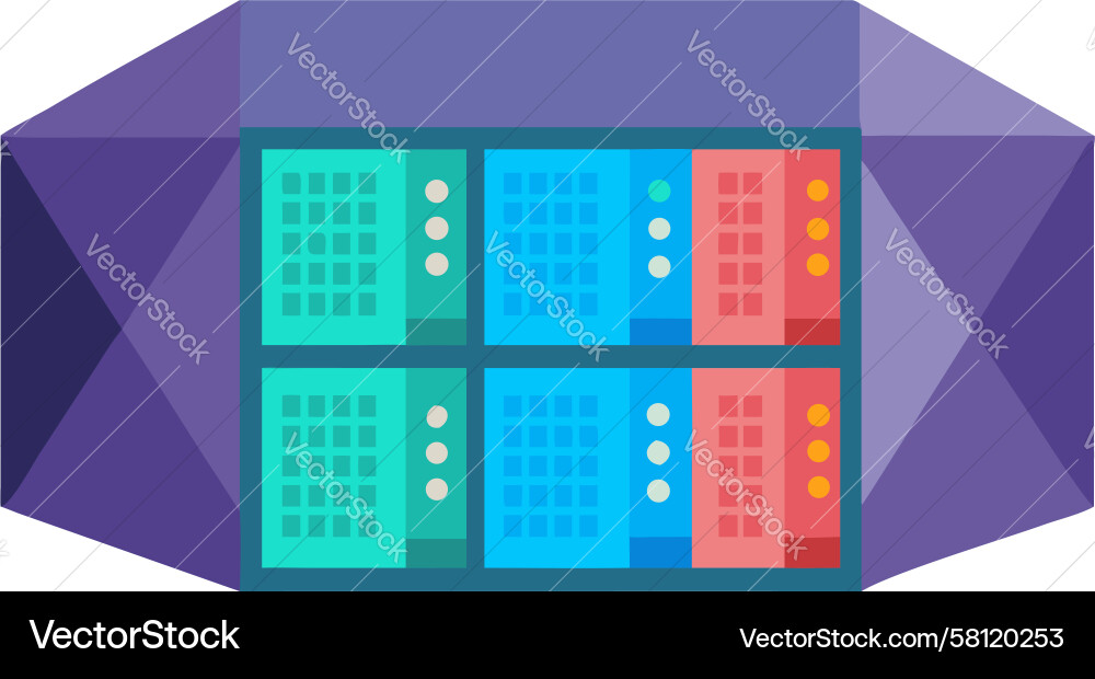 Data Server Network Icon Vector Image