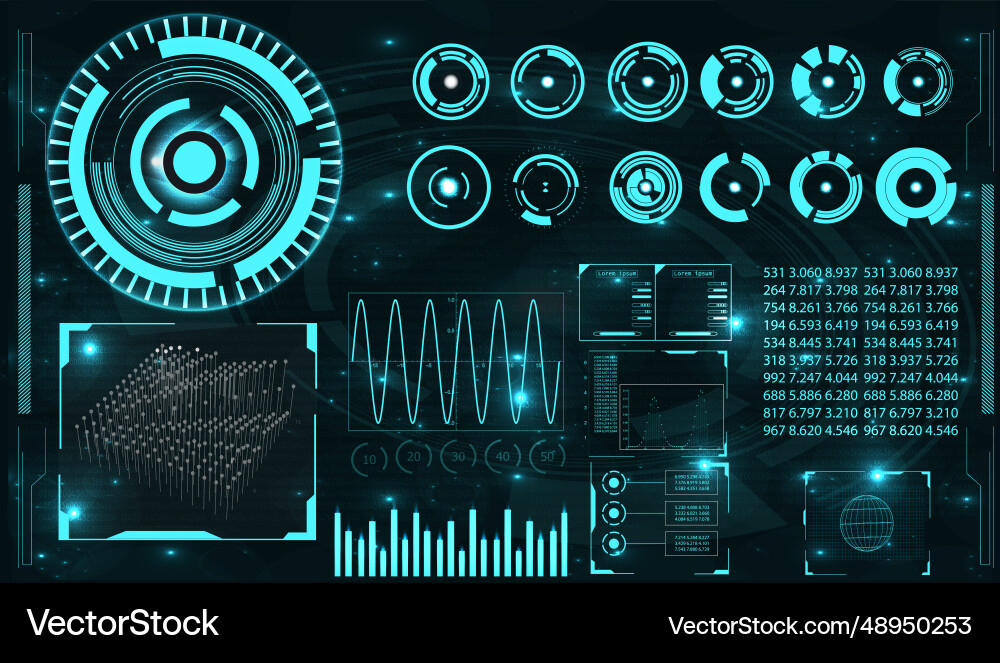 Interactive radar interface user control meets Interactive radar interface user control meets vector image