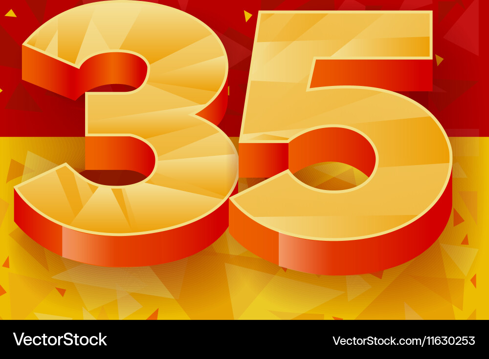 Pattern numbers for use in banner ads vector image
