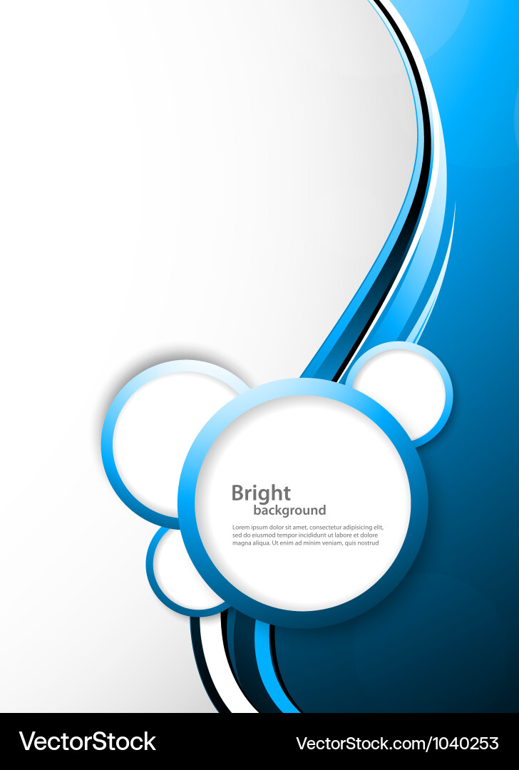Tech Circles Abstract Background vector image