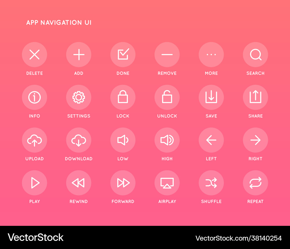 App-Steuersystem Benutzeroberfläche ui icon set App-Steuersystem Benutzeroberfläche ui icon set vektorbild