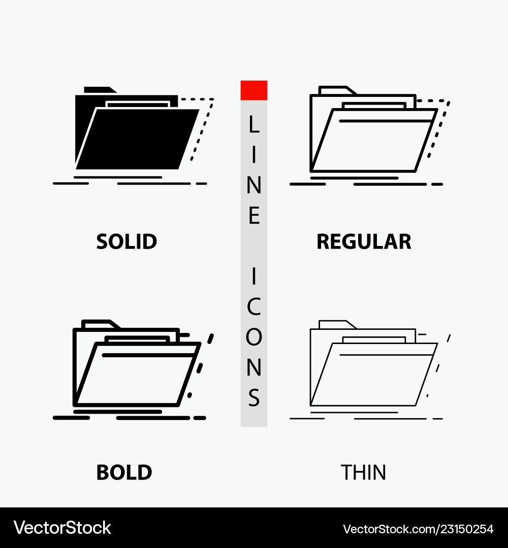 Archive catalog directory files folder icon Archive catalog directory files folder icon vector image