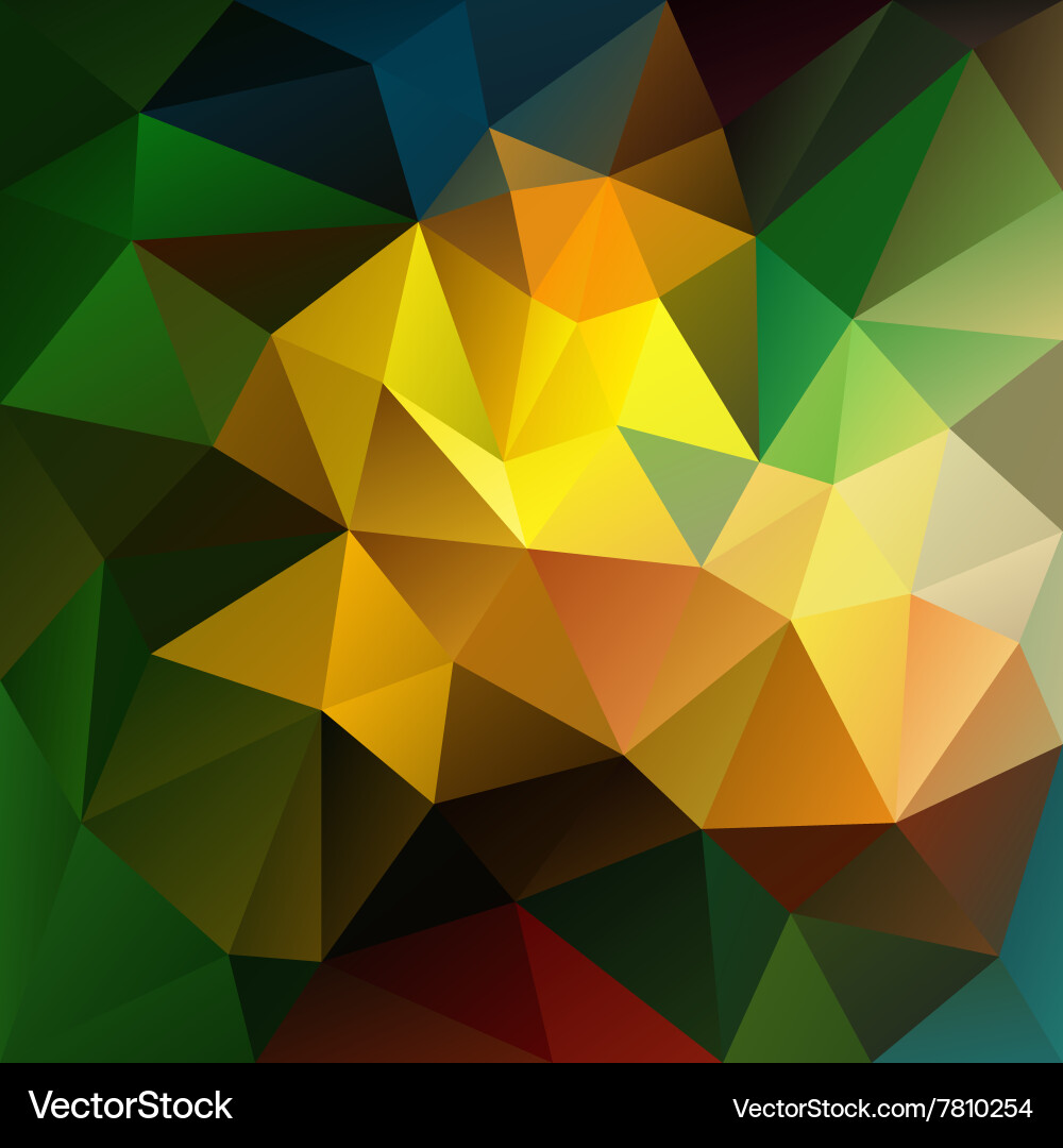 Dark colored abstract polygon triangular pattern Vector Image