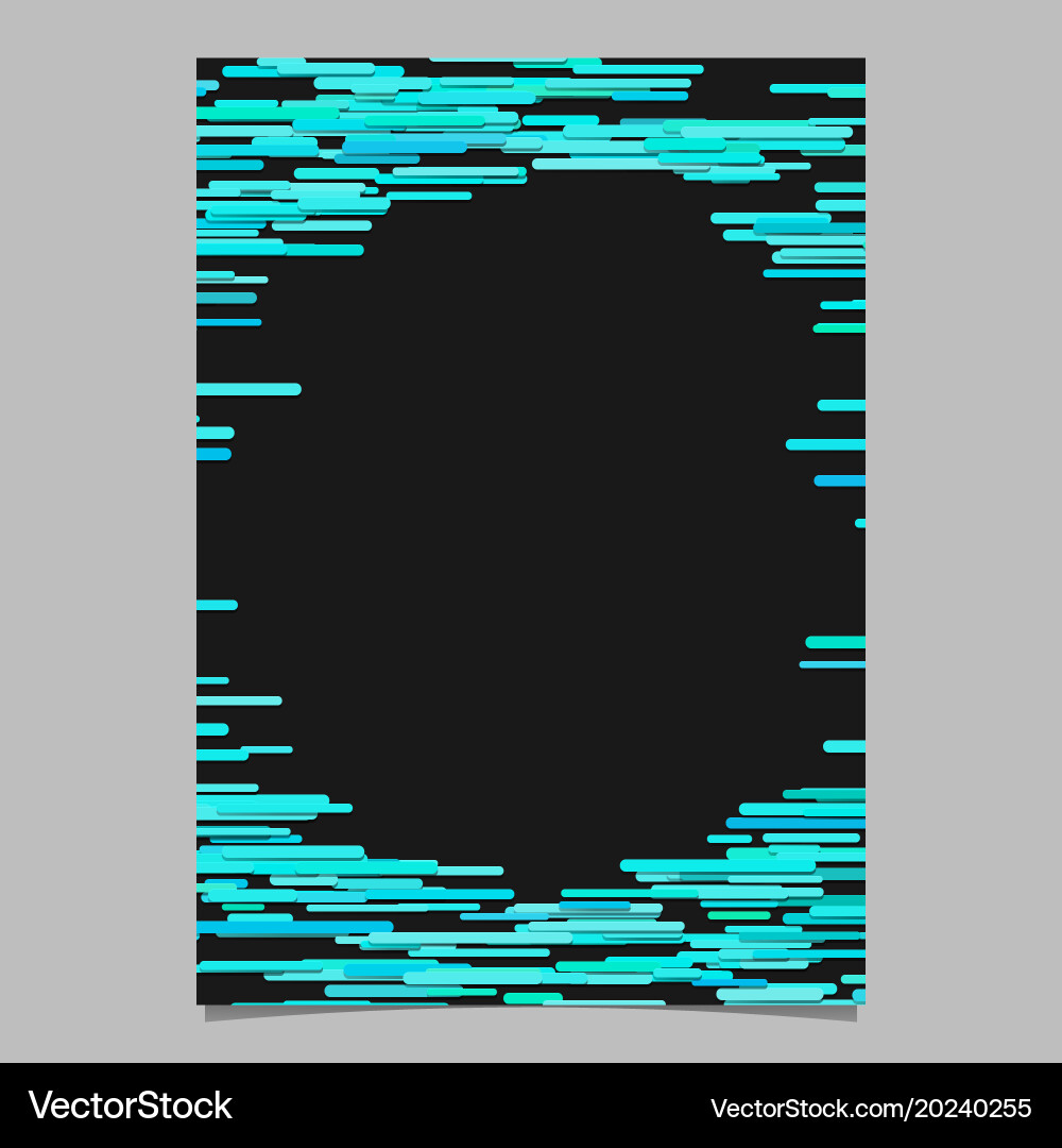 Abstract irregular horizontal stripe design vector image