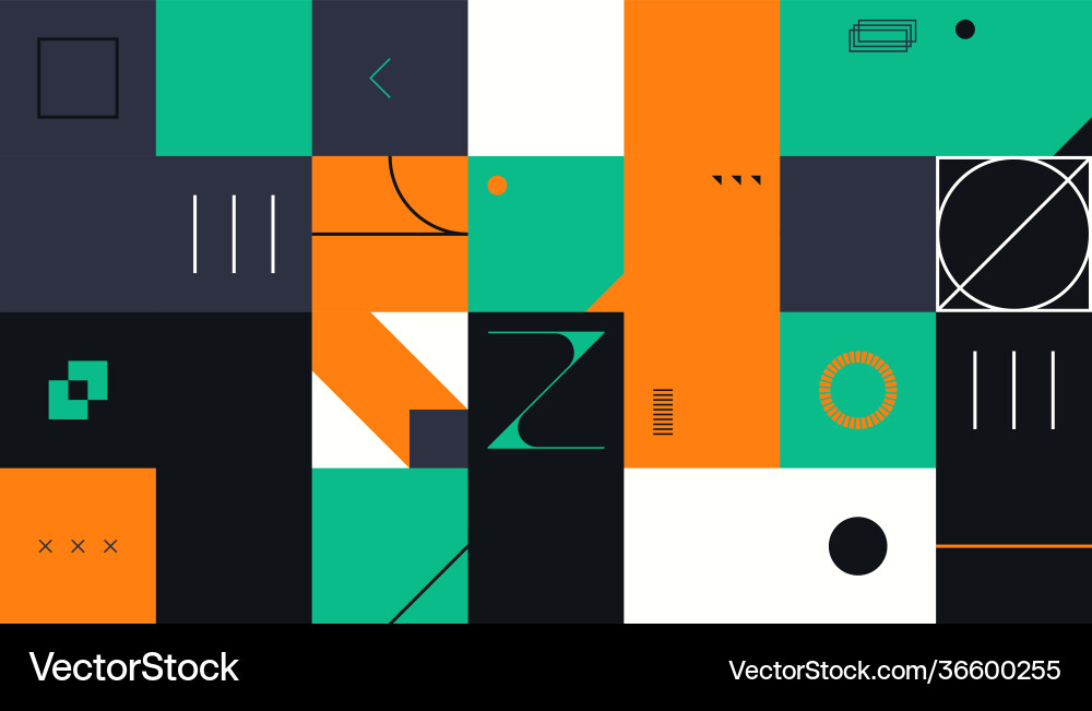 Geometric Abstract Pattern vector image