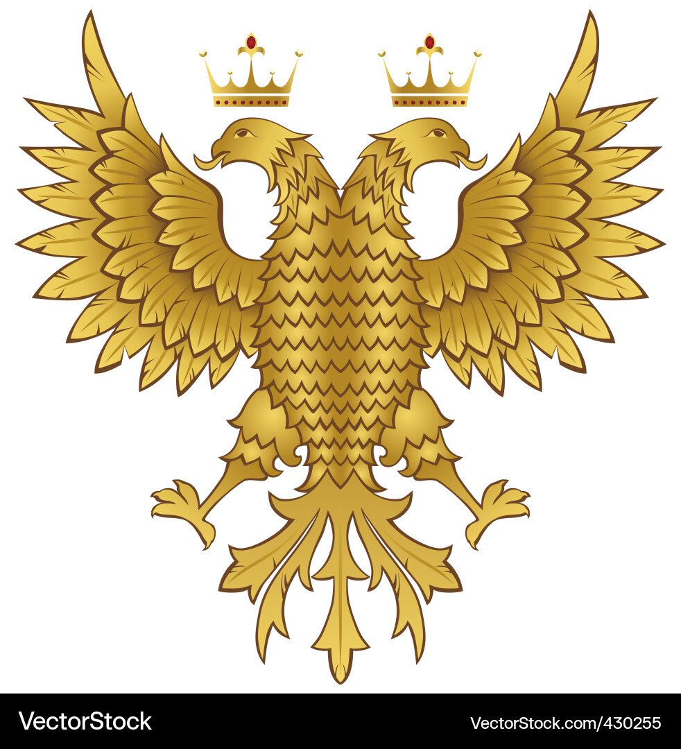 Golden eagle Royalty Free Vector Image - VectorStock