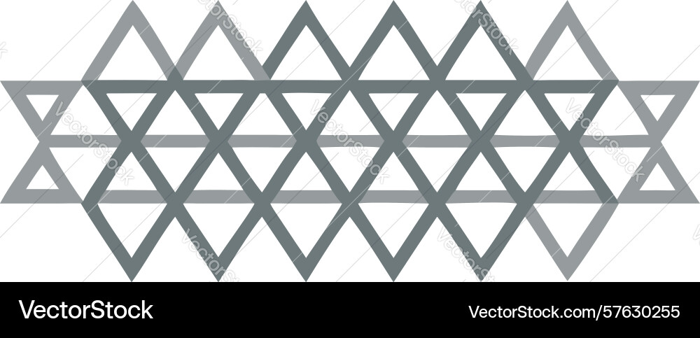 Gradientes Dreieck Muster Hintergrunddesign vektorbild