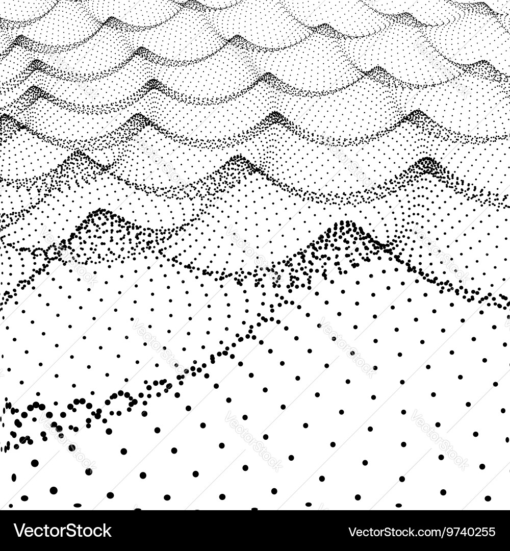 Network abstract background 3d technology vector image