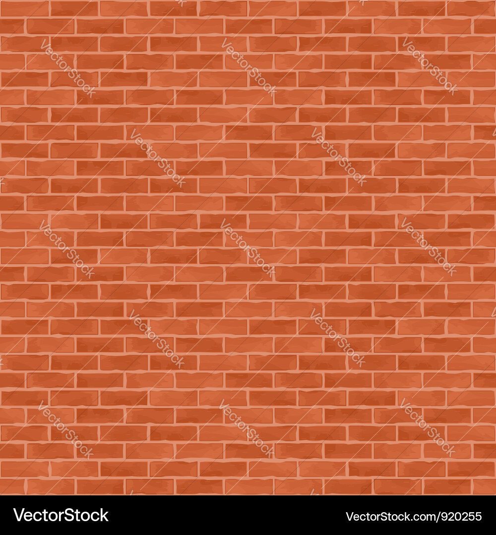 Rustic Brick Wall Texture Vector Image
