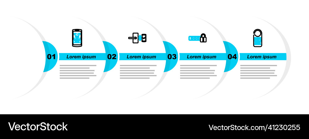 Set line please do not disturb password Set line please do not disturb password vector image