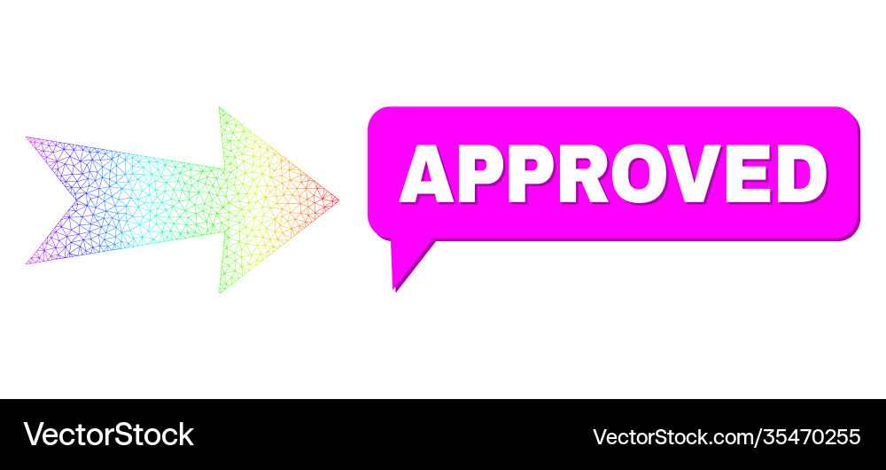 Spectrum network gradient arrow right icon Spectrum network gradient arrow right icon vector image