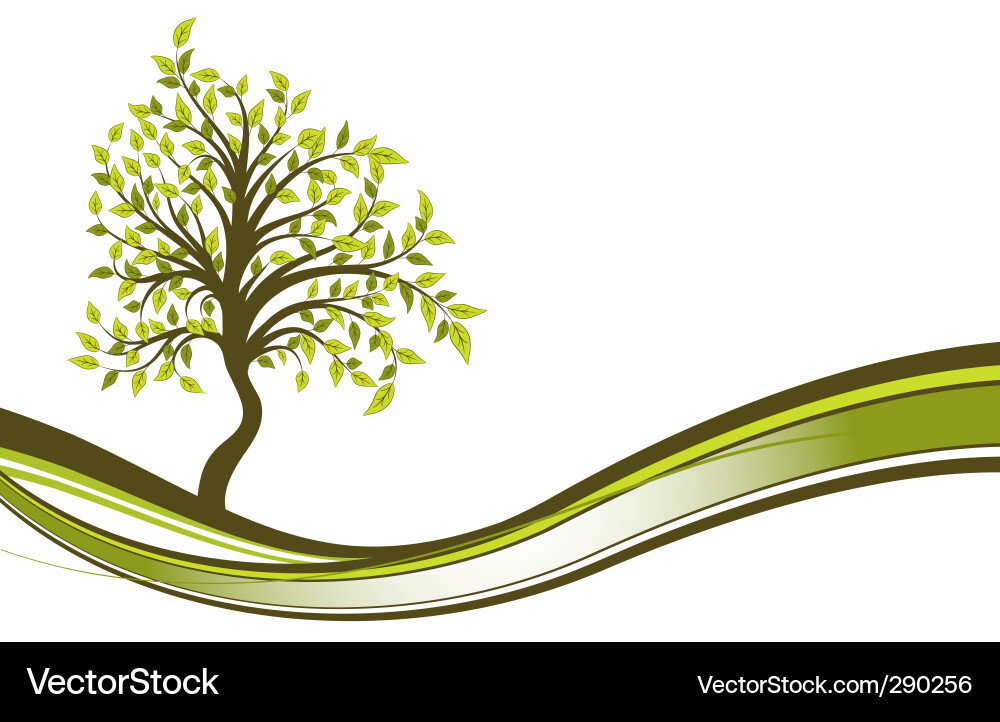 Abstract Tree Branch Background vector image