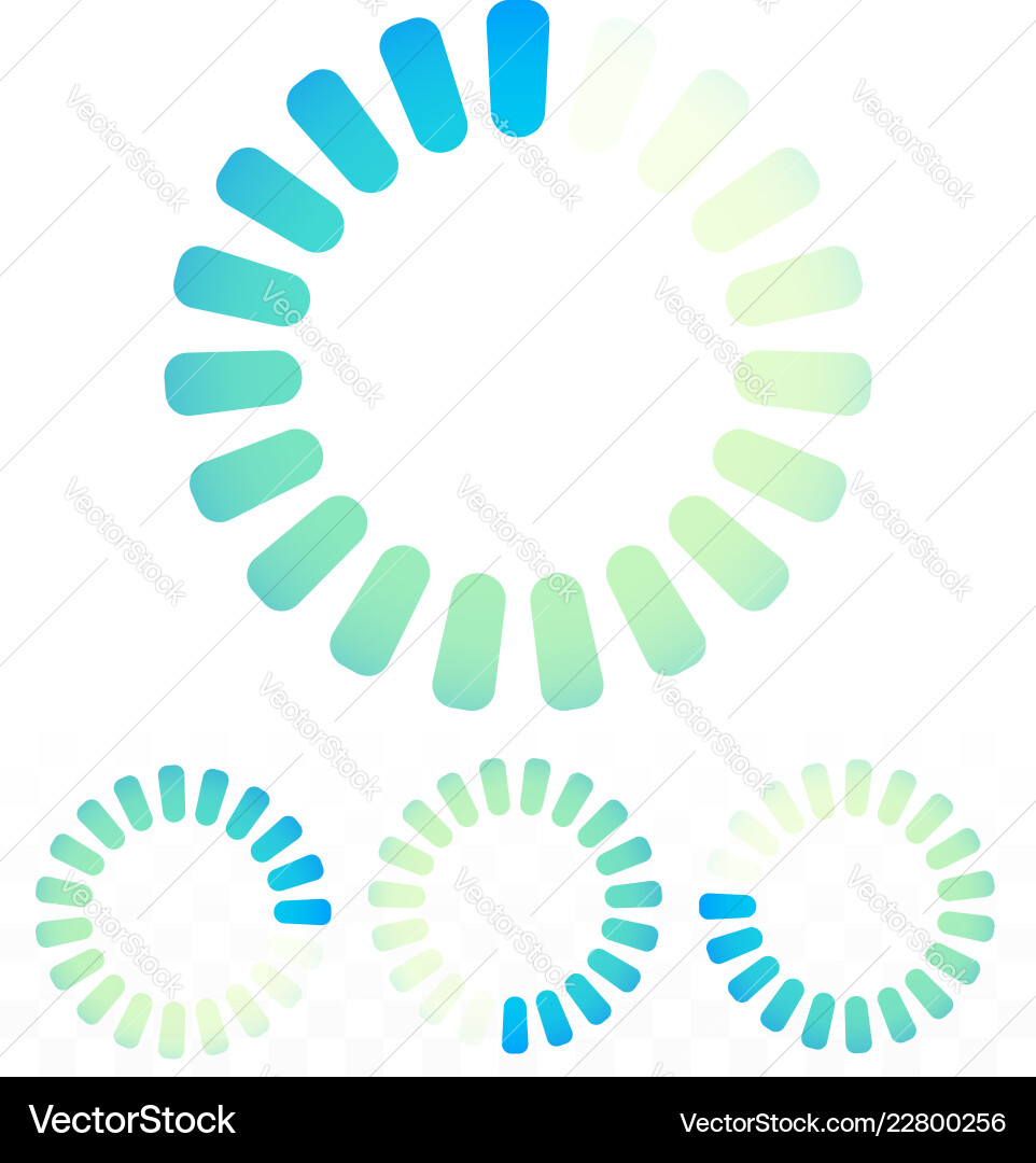 Circular preloader buffer symbol or general Circular preloader buffer symbol or general vector image